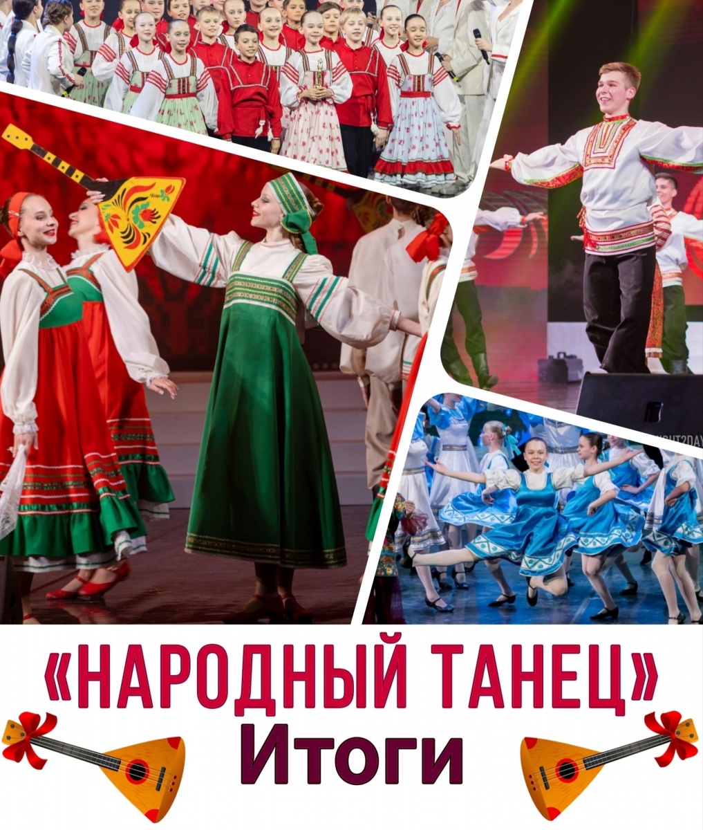 РЕЗУЛЬТАТЫ КОНКУРСА в номинации «Народный танец» 2025
